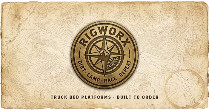 RIGWORX compass badge
